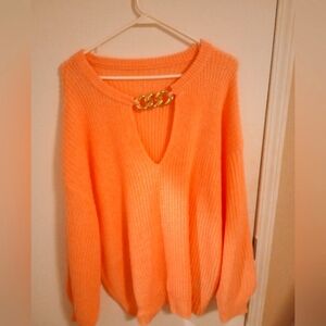 Orange sweater